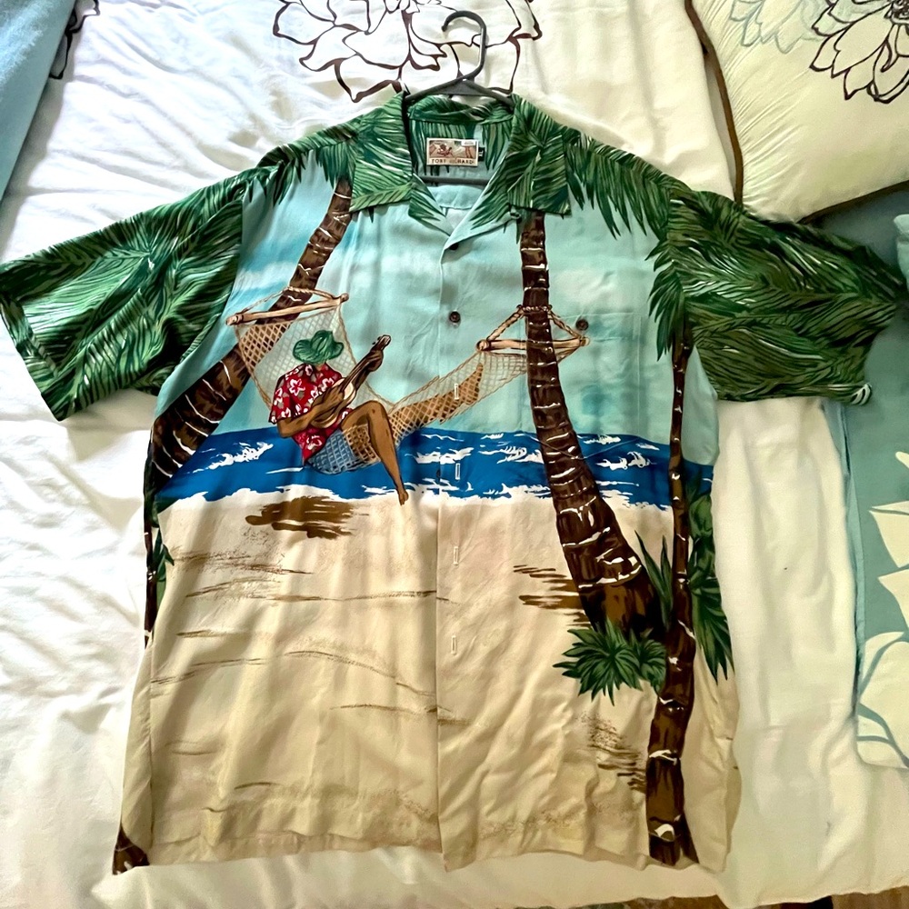 Vintage Tori Richard tropical shirt Sz XL
